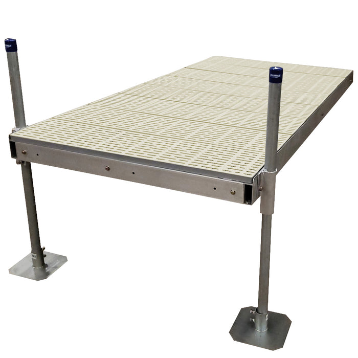 Copy of Patriot Docks Low-Pro Stationary Dock w/ Tan Poly Decking - Aqua Gear Supply