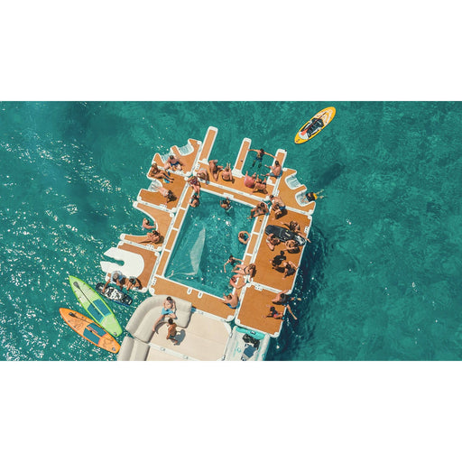 Yachtbeach Platform 6.16 Premium Teak 20'x6.7' - Aqua Gear Supply