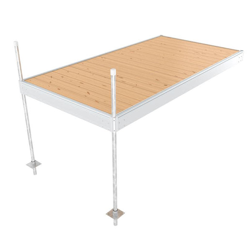 MultiNautic 5′ x 10′ Fixed Dock with Cedar Decking - Aqua Gear Supply