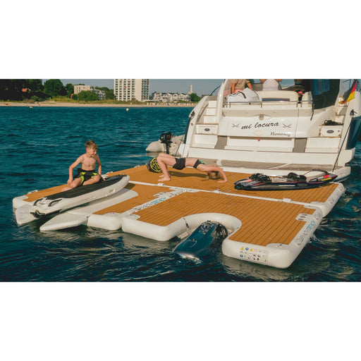 YachtBeach 4.10 Premium Teak Platform 13'x6'7" - Aqua Gear Supply