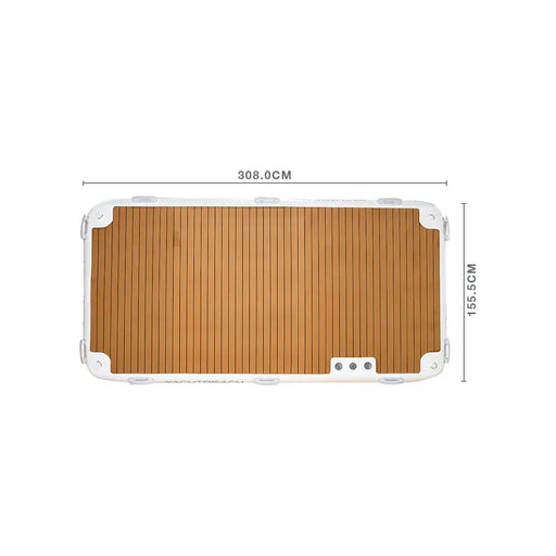 Yachtbeach Platform 3.08 Premium Teak 10.1’x5′ - Aqua Gear Supply