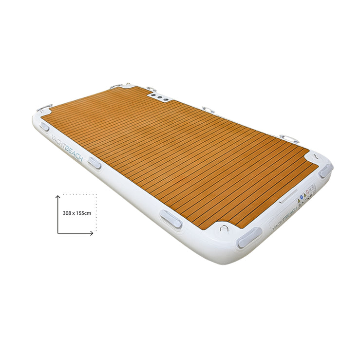 Yachtbeach Platform 3.08 Premium Teak 10.1’x5′ - Aqua Gear Supply