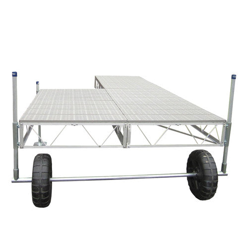Patriot Docks Patio Roll-In Dock w/ Poly Decking - Aqua Gear Supply
