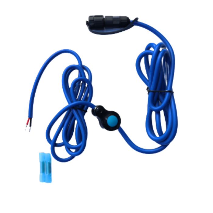Bixpy PP-166 / PP-77 - 12V Bare Cable - Inline Switch - Aqua Gear Supply