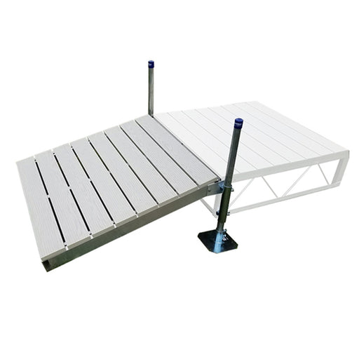 Patriot Docks Gray Aluminum Shore Ramp Kit - Aqua Gear Supply
