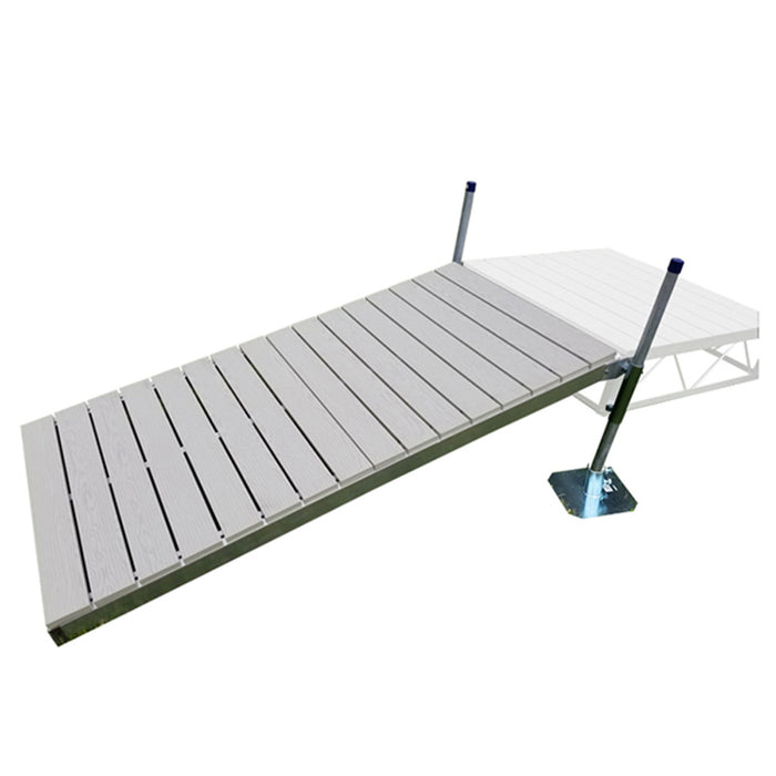 Patriot Docks Gray Aluminum Shore Ramp Kit - Aqua Gear Supply