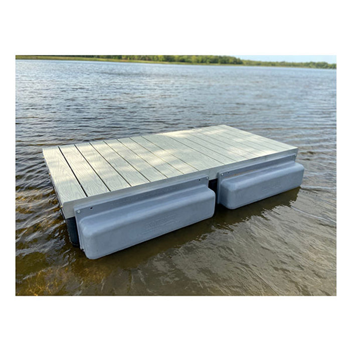Patriot Docks Premium Floating Platform w/ Gray Aluminum - Aqua Gear Supply