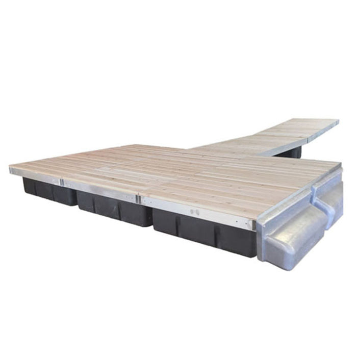 Patriot Docks Premium "T" Floating Dock w/ Cedar Decking - Aqua Gear Supply