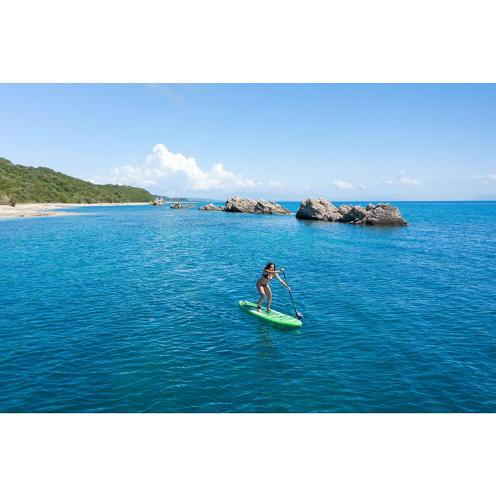 Aqua Marina Stand Up Paddle Board - BREEZE 9'10" - Inflatable SUP Package, including Carry Bag, Paddle, Fin, Pump & Safety Harness - Aqua Gear Supply