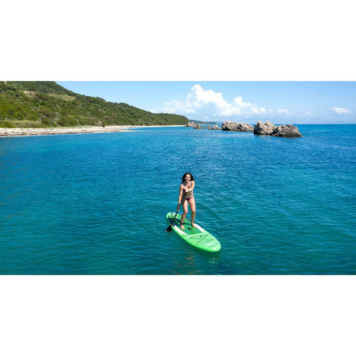 Aqua Marina Stand Up Paddle Board - BREEZE 9'10" - Inflatable SUP Package, including Carry Bag, Paddle, Fin, Pump & Safety Harness - Aqua Gear Supply