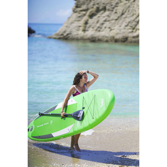 Aqua Marina Stand Up Paddle Board - BREEZE 9'10" - Inflatable SUP Package, including Carry Bag, Paddle, Fin, Pump & Safety Harness - Aqua Gear Supply