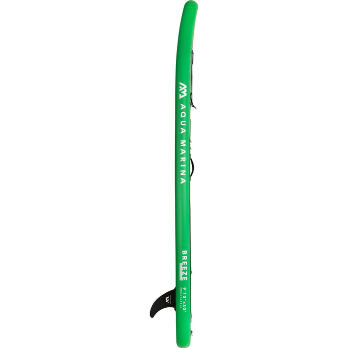 Aqua Marina Stand Up Paddle Board - BREEZE 9'10" - Inflatable SUP Package, including Carry Bag, Paddle, Fin, Pump & Safety Harness - Aqua Gear Supply