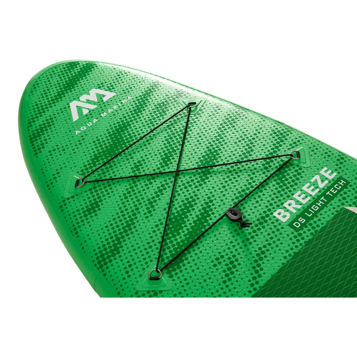 Aqua Marina Stand Up Paddle Board - BREEZE 9'10" - Inflatable SUP Package, including Carry Bag, Paddle, Fin, Pump & Safety Harness - Aqua Gear Supply