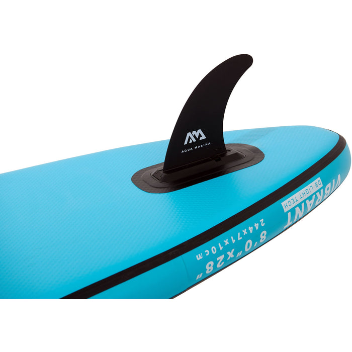 Aqua Marina Stand Up Paddle Board - VIBRANT 8'0" - Inflatable SUP Package, including Carry Bag, Paddle, Fin, Pump & Safety Harness - Aqua Gear Supply