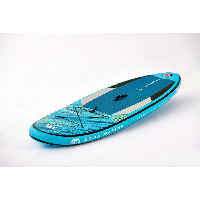 Aqua Marina Stand Up Paddle Board - VIBRANT 8'0" - Inflatable SUP Package, including Carry Bag, Paddle, Fin, Pump & Safety Harness - Aqua Gear Supply