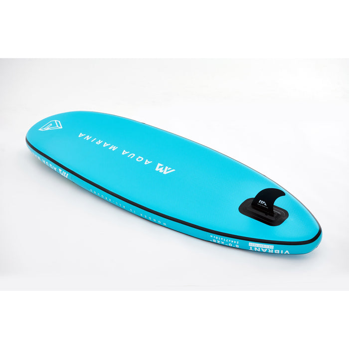 Aqua Marina Stand Up Paddle Board - VIBRANT 8'0" - Inflatable SUP Package, including Carry Bag, Paddle, Fin, Pump & Safety Harness - Aqua Gear Supply