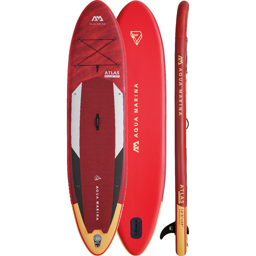 Aqua Marina Stand Up Paddle Board - ATLAS 12'0" - Inflatable SUP Package, including Carry Bag, Paddle, Fin, Pump & Safety Harness - Aqua Gear Supply