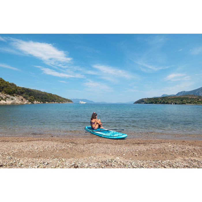 Aqua Marina Stand Up Paddle Board - VIBRANT 8'0" - Inflatable SUP Package, including Carry Bag, Paddle, Fin, Pump & Safety Harness - Aqua Gear Supply