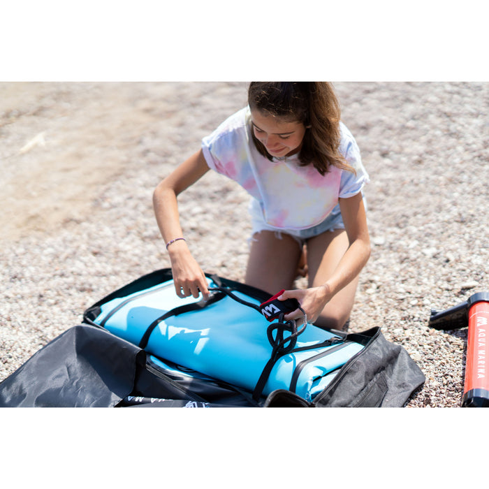 Aqua Marina Stand Up Paddle Board - VIBRANT 8'0" - Inflatable SUP Package, including Carry Bag, Paddle, Fin, Pump & Safety Harness - Aqua Gear Supply