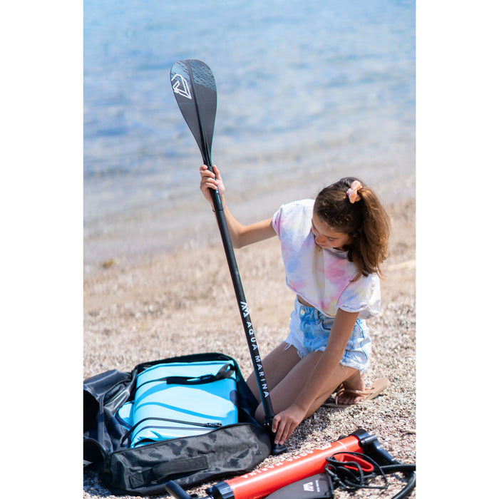 Aqua Marina Stand Up Paddle Board - VIBRANT 8'0" - Inflatable SUP Package, including Carry Bag, Paddle, Fin, Pump & Safety Harness - Aqua Gear Supply