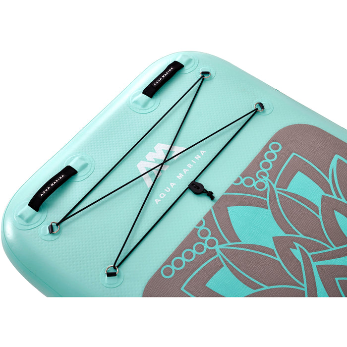 Aqua Marina Stand Up, Fitness Series, Yoga Paddle Board - PEACE 8'2" - Inflatable SUP Package, including Carry Bag, Paddle, Fin, Pump & Safety Harness - Aqua Gear Supply