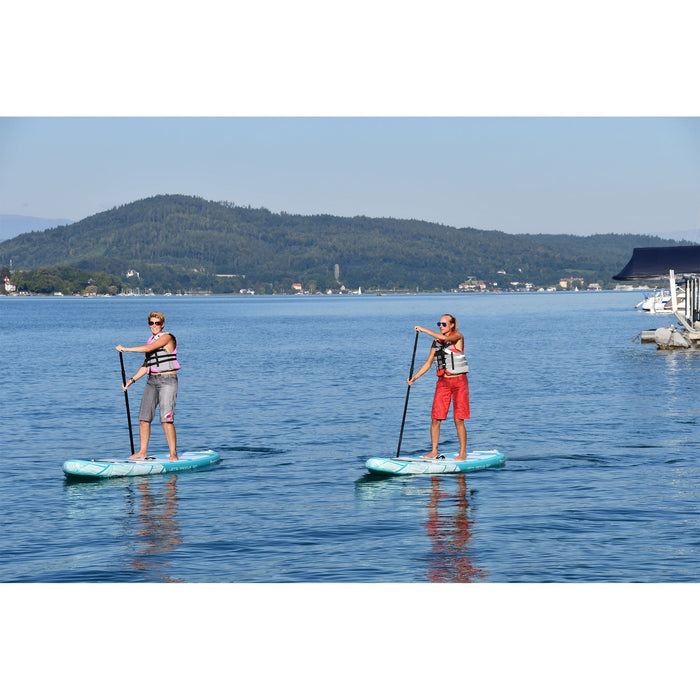 Spinera USA SUP Let's Paddle 9 FT 10 IN Inflatable Paddle Board with Backpack, Pump, Paddle and More. - Aqua Gear Supply