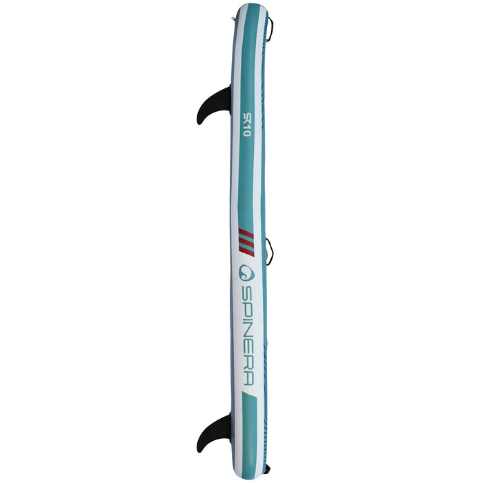 Spinera 10 Ft Inflatable Paddle Board Kayak Hybrid - The "SK 10" with Water Resistant Backpack, Kayak Seat and more - Aqua Gear Supply