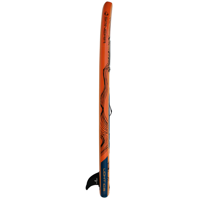 Spinera 10 Ft Inflatable Paddle Board - The "ULT Light" SUP with Water Resistant Backpack, Double Action Performance Pump, 3 Piece Aluminum Paddle and more - Aqua Gear Supply