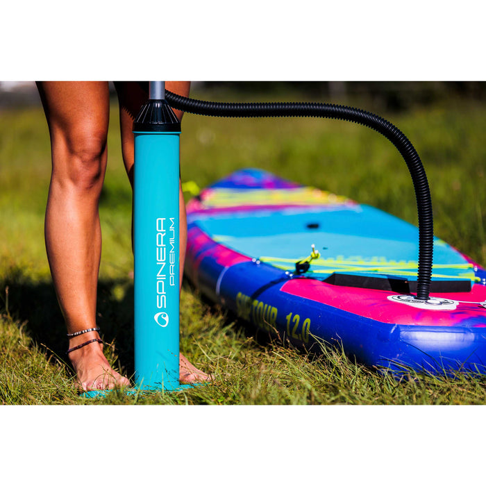Spinera Inflatable Paddle Board Premium Double Action Pump Big Volume - Aqua Gear Supply
