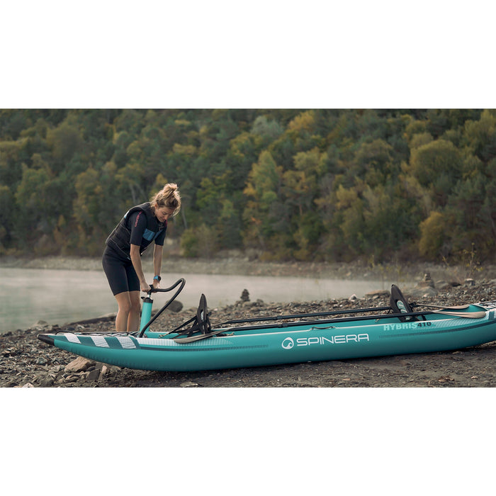 Spinera "Hybris 410"  2-Person Inflatable Kayak - With Heavy Duty Water Resistant Bag, Kayak Seat and more - Aqua Gear Supply