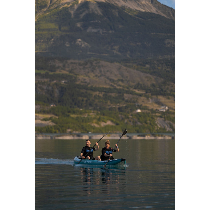 Spinera "Hybris 410"  2-Person Inflatable Kayak - With Heavy Duty Water Resistant Bag, Kayak Seat and more - Aqua Gear Supply