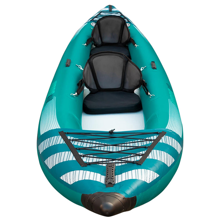 Spinera "Hybris 410"  2-Person Inflatable Kayak - With Heavy Duty Water Resistant Bag, Kayak Seat and more - Aqua Gear Supply