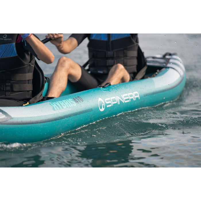 Spinera "Hybris 410"  2-Person Inflatable Kayak - With Heavy Duty Water Resistant Bag, Kayak Seat and more - Aqua Gear Supply