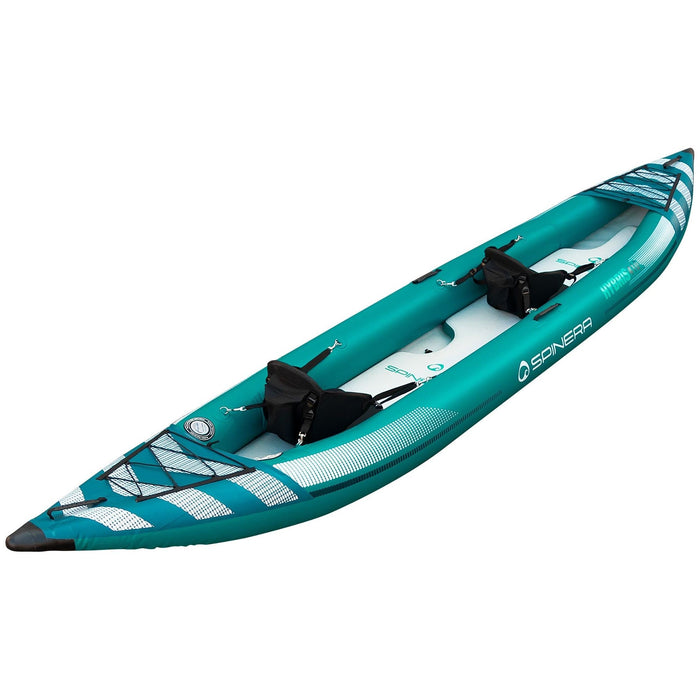 Spinera "Hybris 410"  2-Person Inflatable Kayak - With Heavy Duty Water Resistant Bag, Kayak Seat and more - Aqua Gear Supply