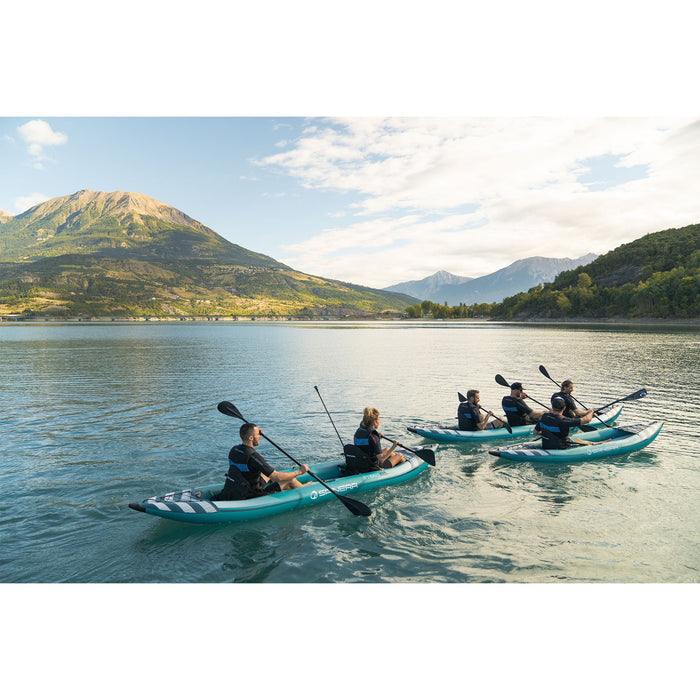 Spinera "Hybris 410"  2-Person Inflatable Kayak - With Heavy Duty Water Resistant Bag, Kayak Seat and more - Aqua Gear Supply