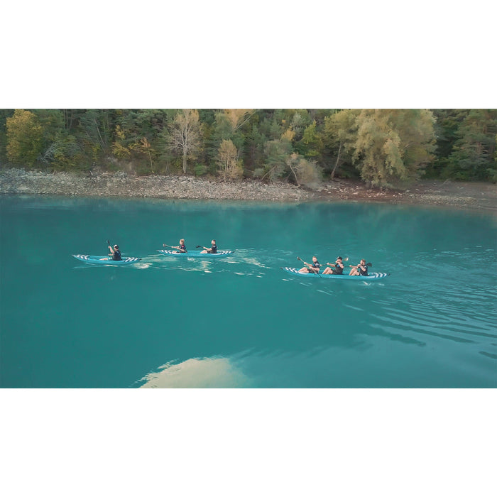 Spinera "Hybris 410"  2-Person Inflatable Kayak - With Heavy Duty Water Resistant Bag, Kayak Seat and more - Aqua Gear Supply