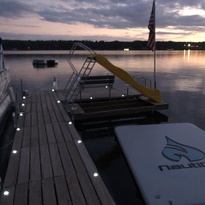 LED Dock & Deck Pods - Solar Powered Light Dots