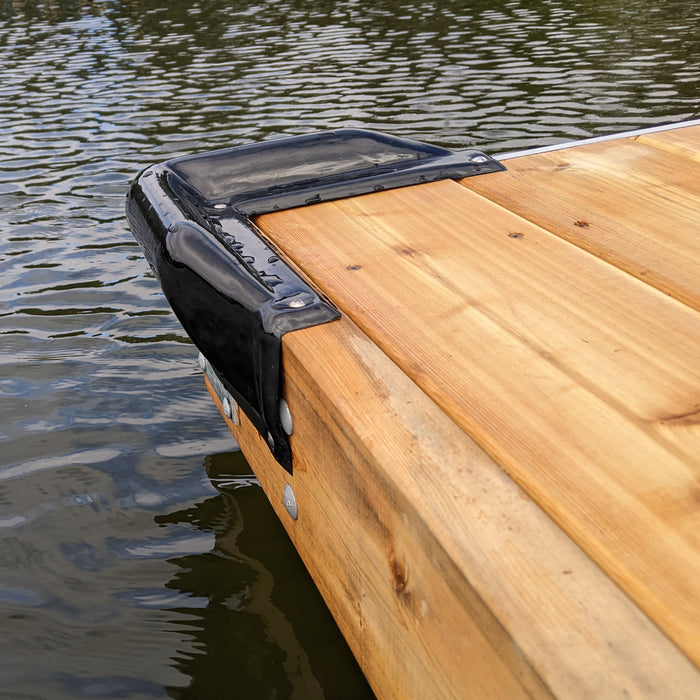 MultiNautic Corner Dock Bumpers - Black - Aqua Gear Supply