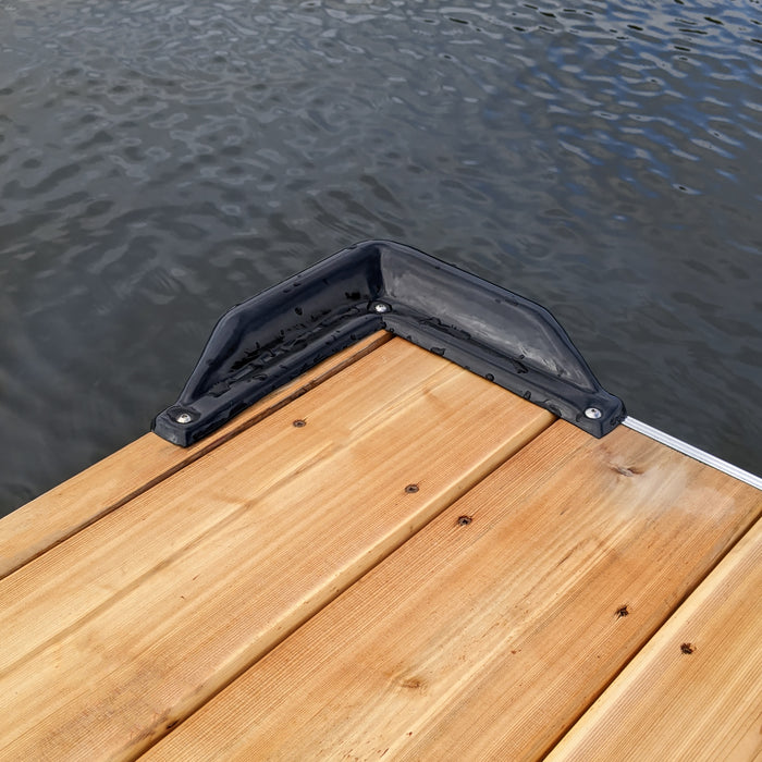 MultiNautic Corner Dock Bumpers - Black