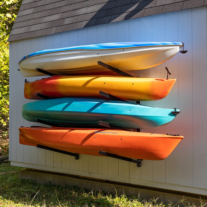 Shenandoah Kayak Storage | Outdoor Adjustable Rack | 4 Levels - Aqua Gear Supply