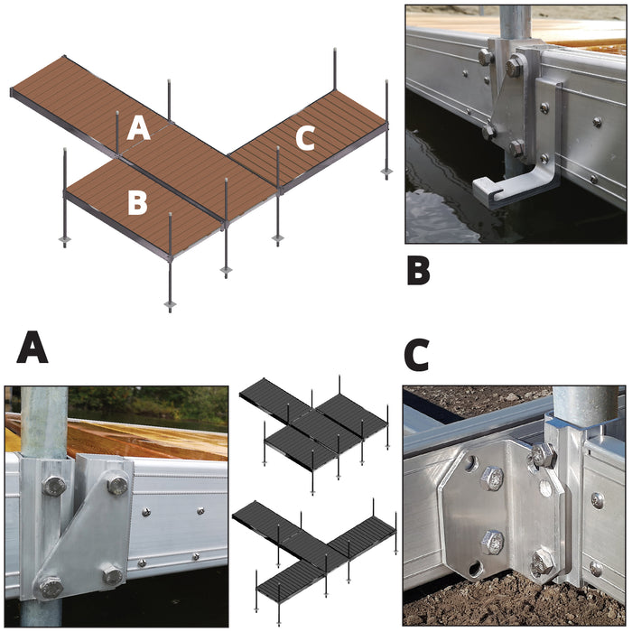 MultiNautic QP-400 | The Original Stationary Aluminum Dock - Aqua Gear Supply