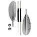 Spinera kayak paddle with two blades and a shaft on a white background