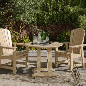 SoPoly 36" Round Dining Table - Aqua Gear Supply