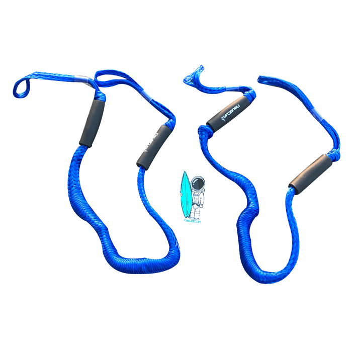 NautiCurl Bungee Boat Ropes - Shock Absorbing (2 Ropes)