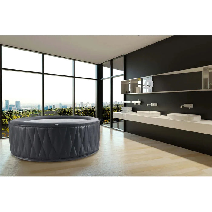 MSPA, MONT BLANC, PREMIUM SERIES, Inflatable Hot Tub & Spa, 118 Air Bubble System, One Piece Quick Setup, Round - 4 Persons - Aqua Gear Supply 