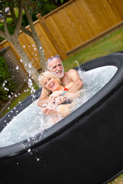 MSPA, MONT BLANC, PREMIUM SERIES, Inflatable Hot Tub & Spa, 118 Air Bubble System, One Piece Quick Setup, Round - 4 Persons