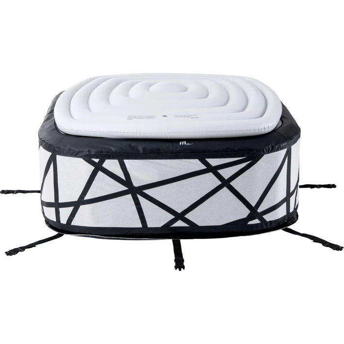 MSPA SOHO, PREMIUM SERIES, Inflatable Hot Tub & Spa, 132 Air Bubble System, One Piece Quick Setup, Square - 6 Persons - Aqua Gear Supply 