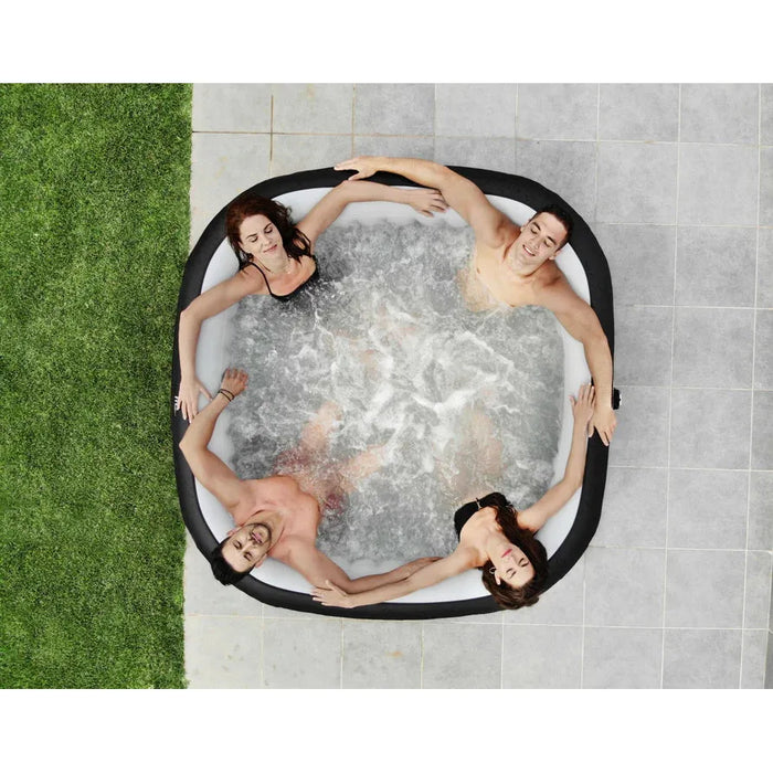 MSPA SOHO, PREMIUM SERIES, Inflatable Hot Tub & Spa, 132 Air Bubble System, One Piece Quick Setup, Square - 6 Persons - Aqua Gear Supply 