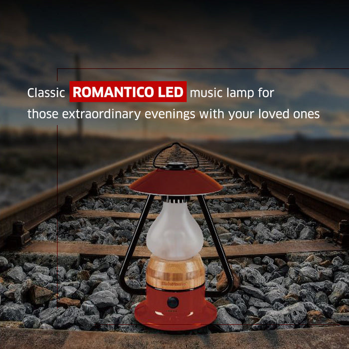 TRU De-LIGHT ROMANTICO LED All-in-One Lamp, Rechargeable, Bluetooth Music Speaker - FIRE RED / YELLOW / AUQA BLUE / GREEN / BLACK - Aqua Gear Supply