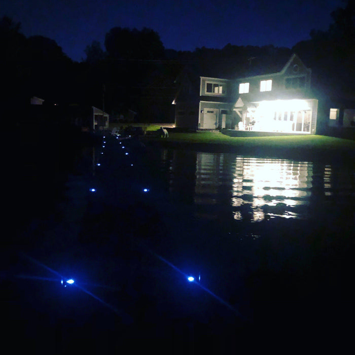 LED Dock & Deck Pods - Solar Powered Light Dots - Aqua Gear Supply